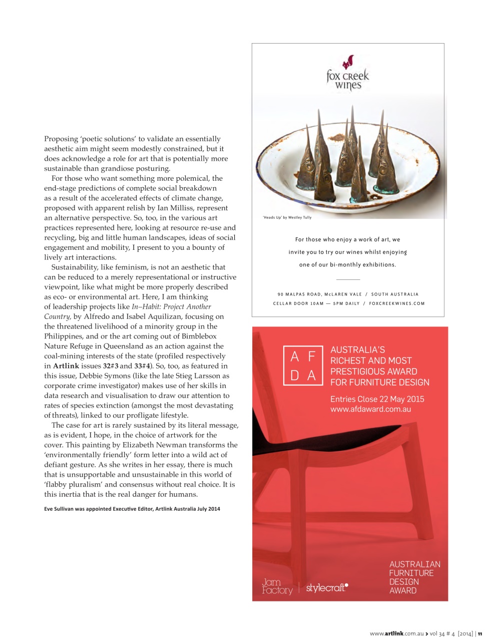 Artlink Magazine Preview Pages