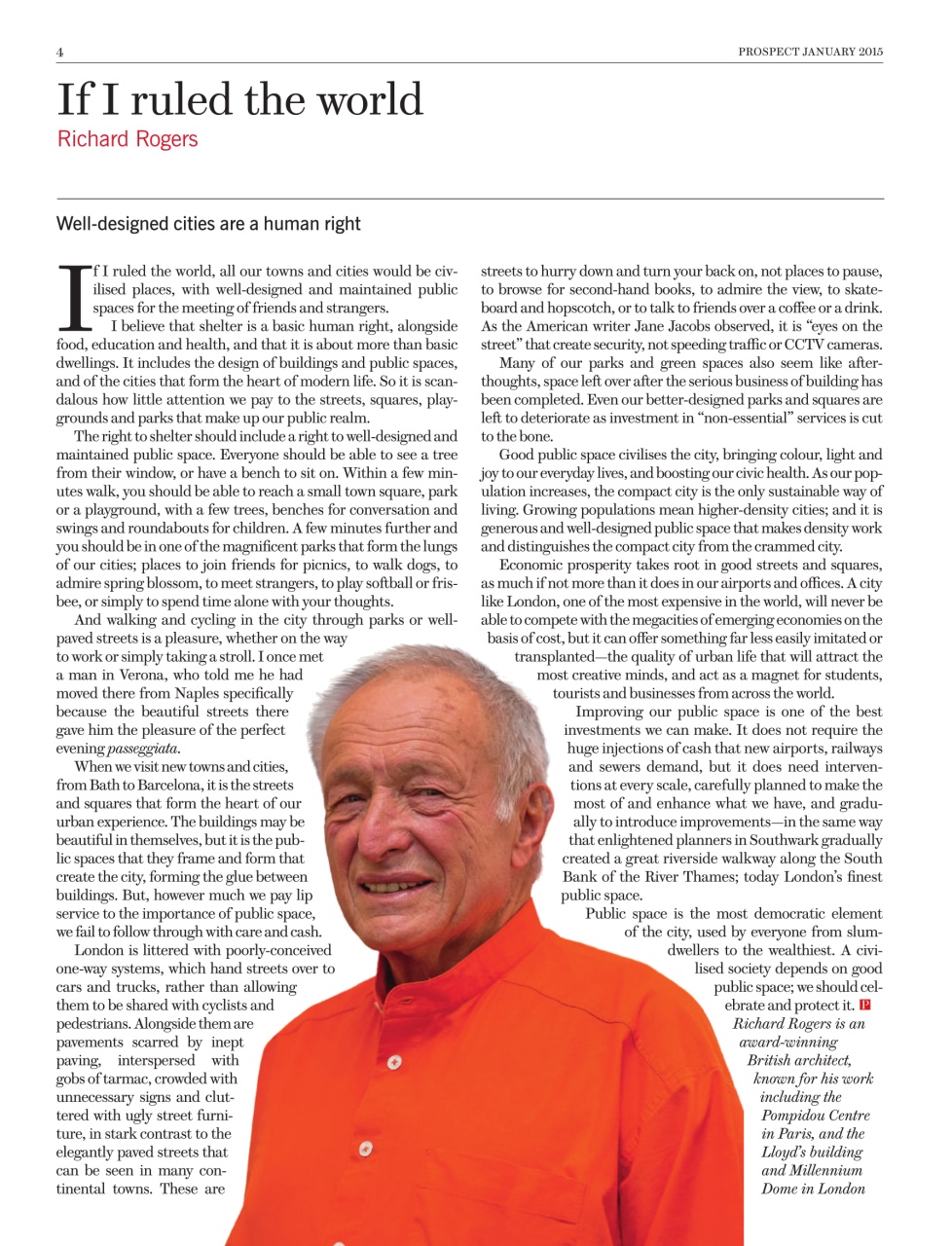 Prospect Magazine Preview Pages