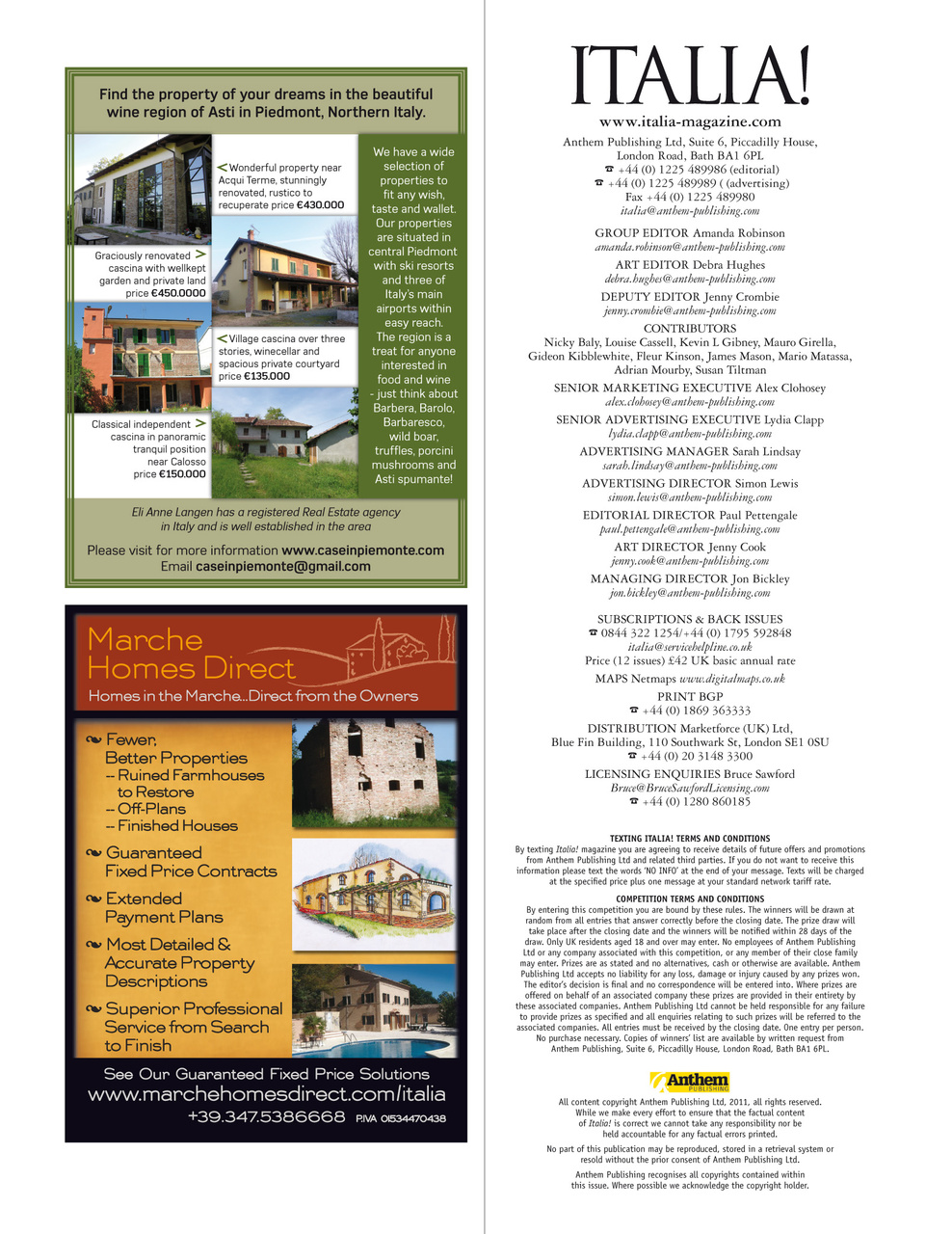 Italia! Preview Pages