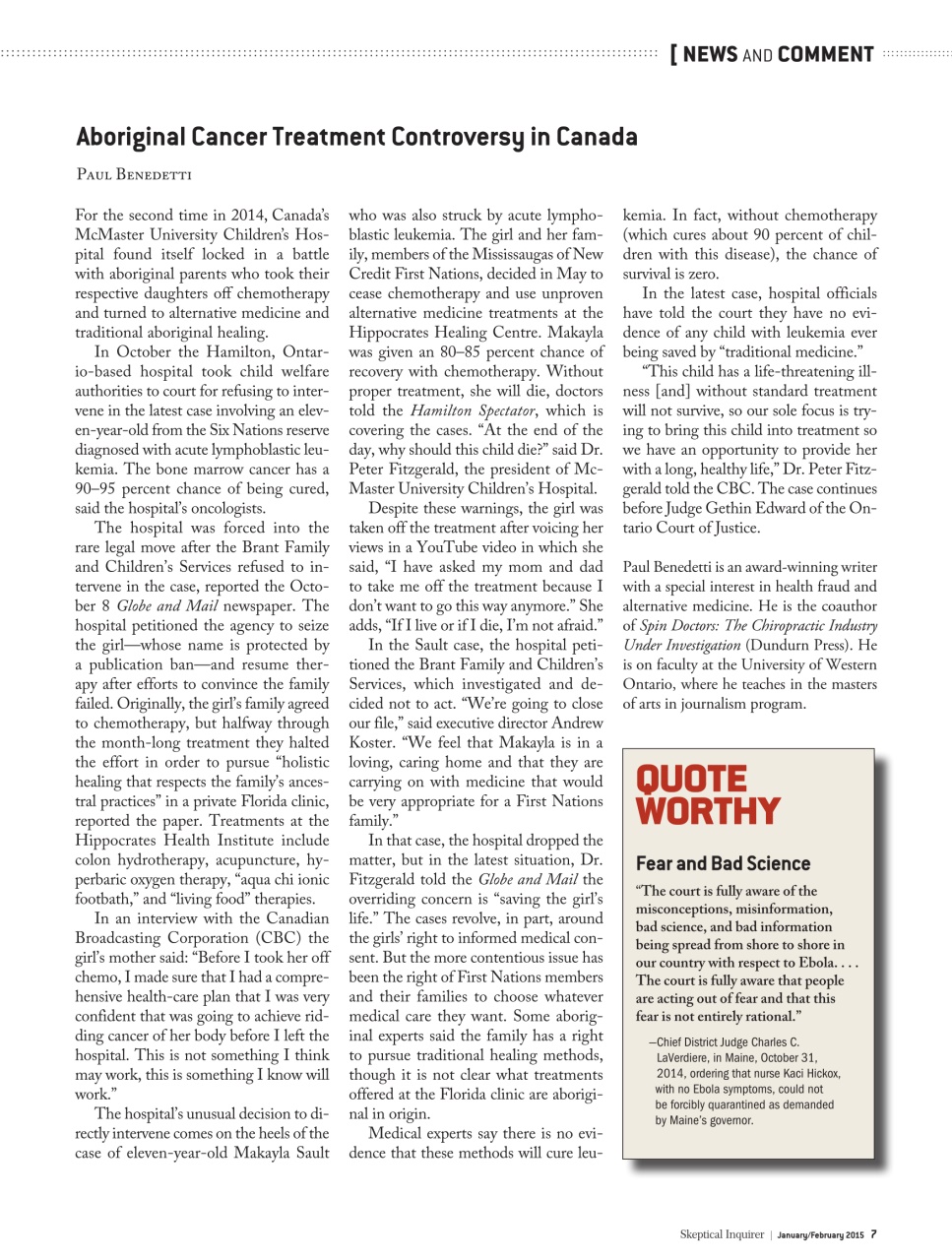 Skeptical Inquirer Preview Pages