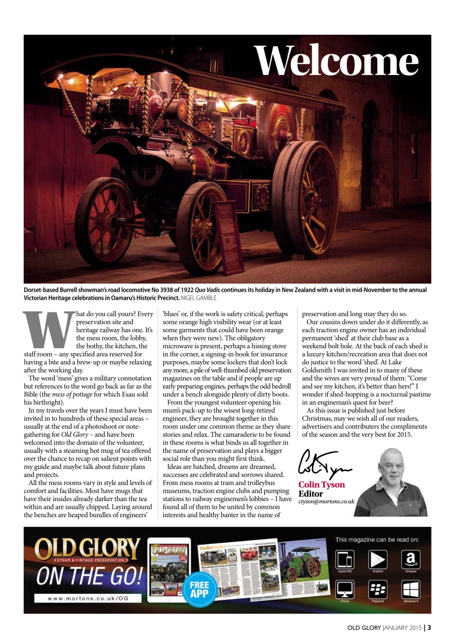 Old Glory Magazine Preview Pages