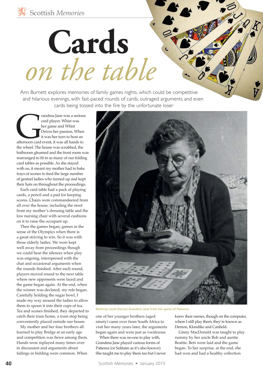 Scottish Memories Preview Pages