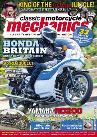 Classic Motorcycle Mechanics issue January 2015