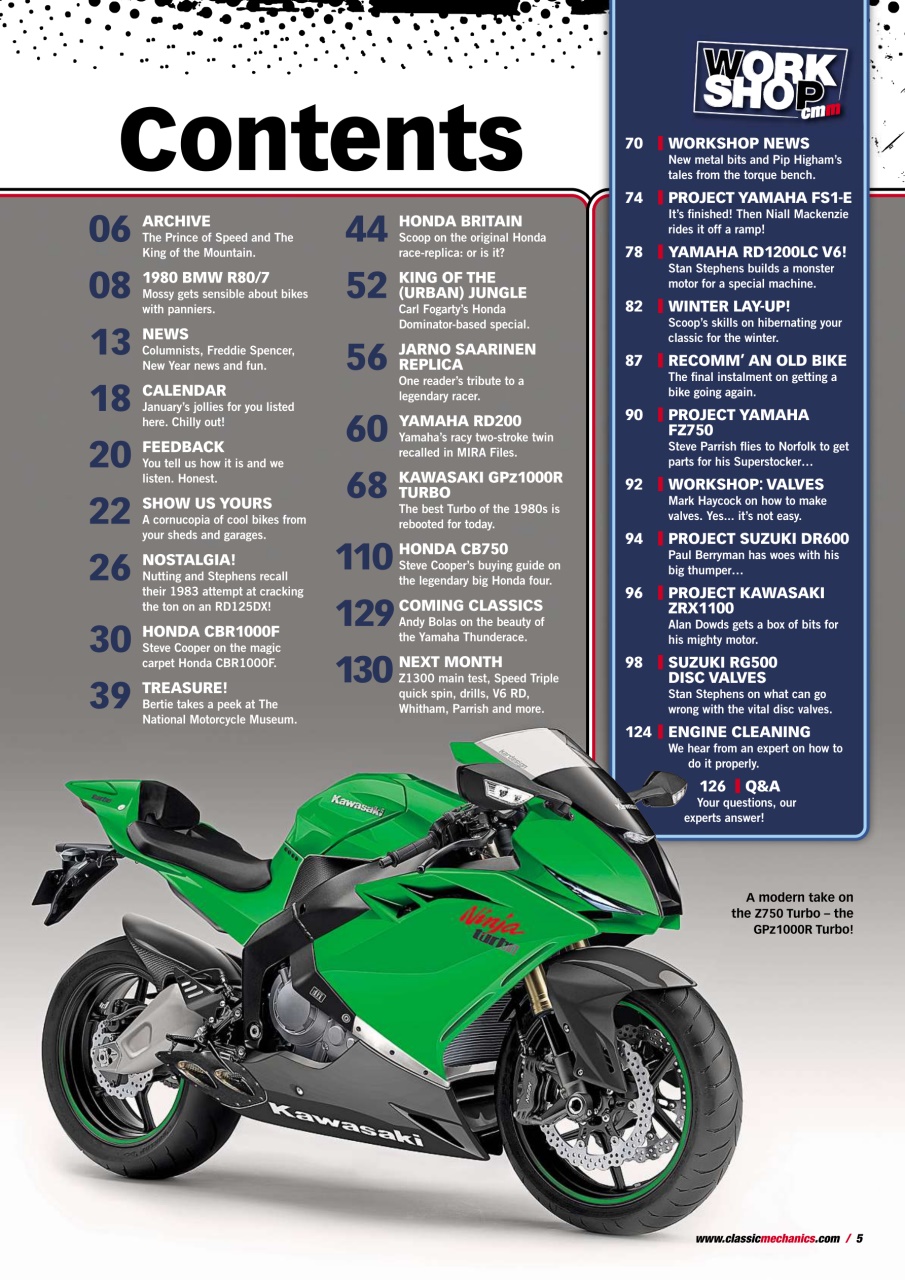 Classic Motorcycle Mechanics Preview Pages