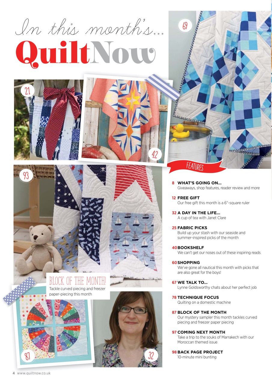 Quilt Now Preview Pages