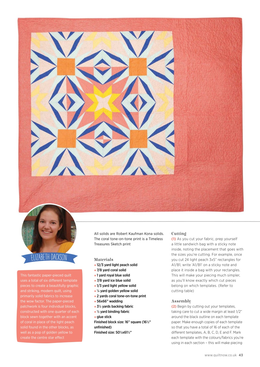 Quilt Now Preview Pages