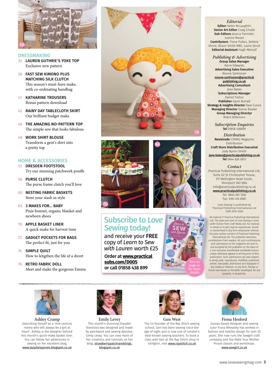 Love Sewing Preview Pages