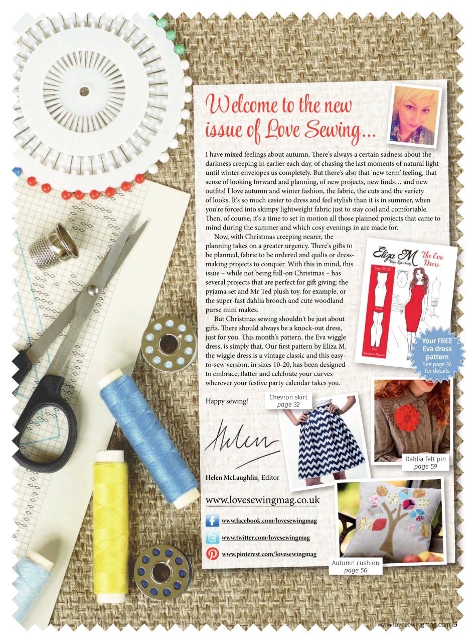 Love Sewing Preview Pages