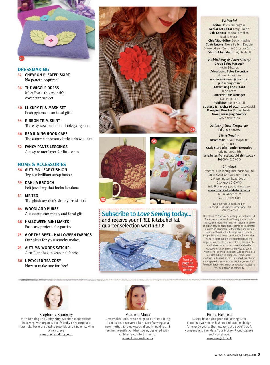 Love Sewing Preview Pages