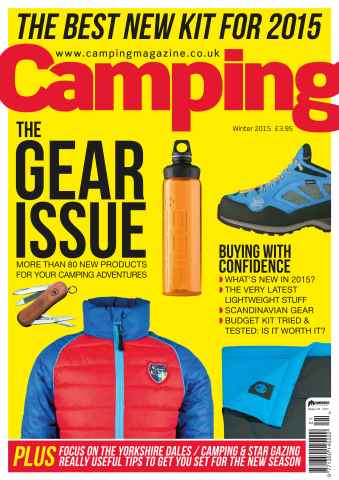 Camping issue Winter 2015 - THE GEAR ISSUE