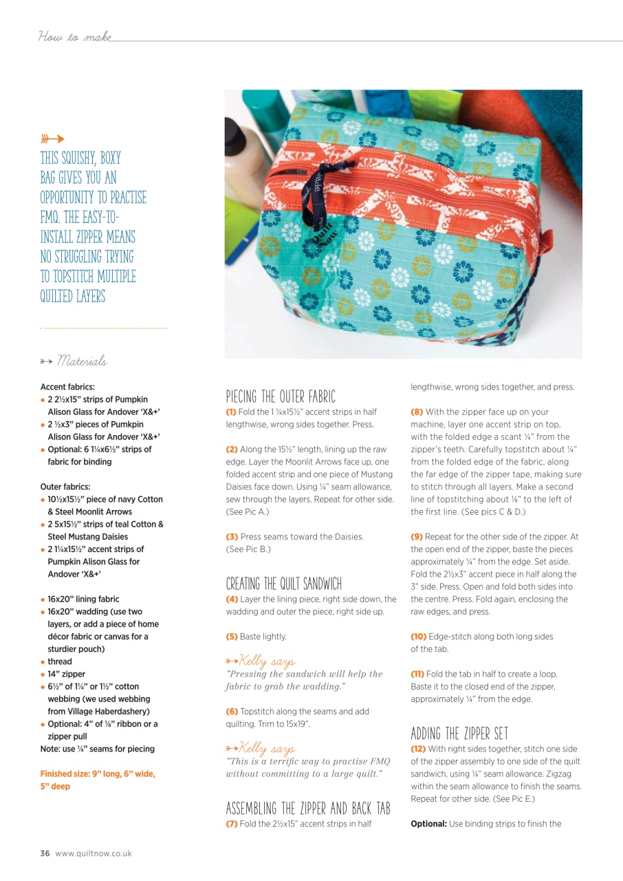 Quilt Now Preview Pages