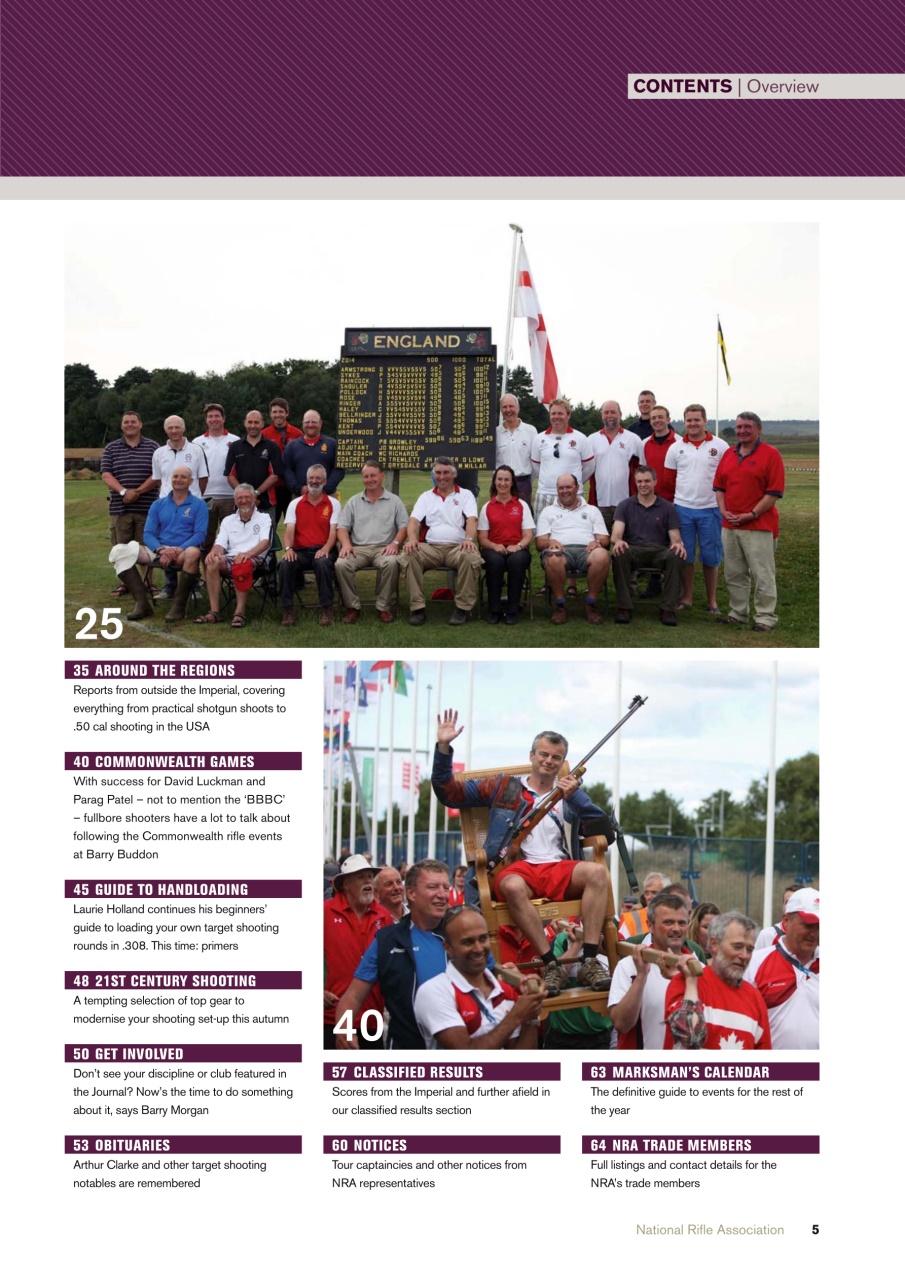 National Rifle Association Journal Preview Pages