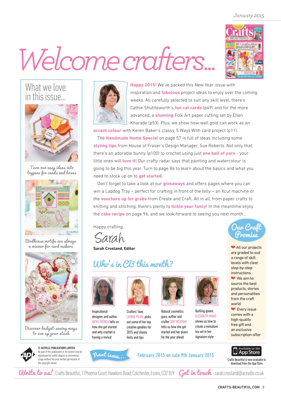 Crafts Beautiful Preview Pages