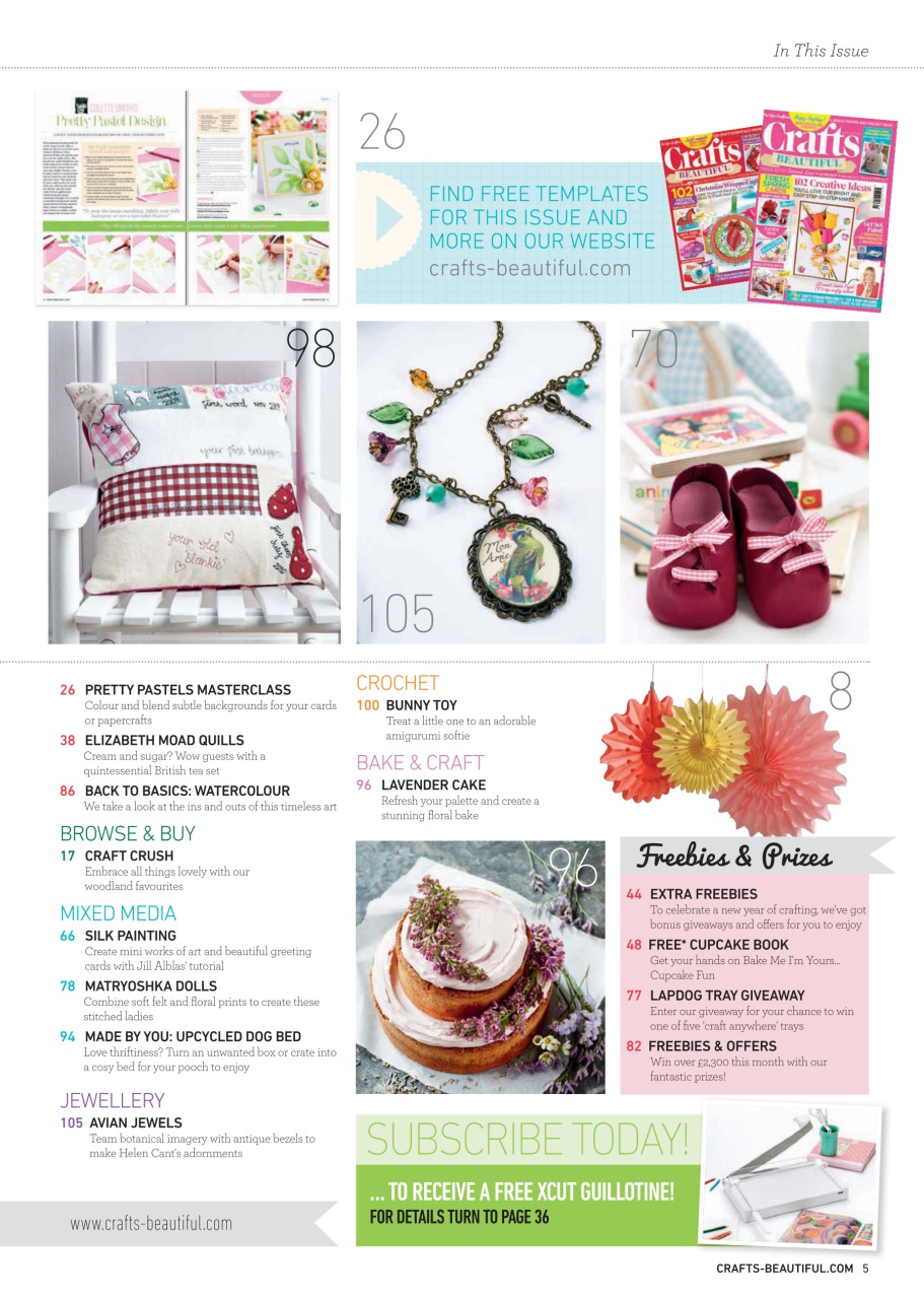 Crafts Beautiful Preview Pages