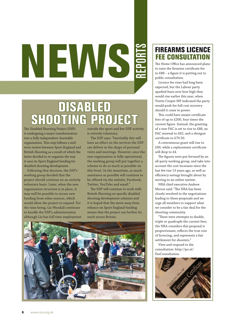 National Rifle Association Journal Preview Pages