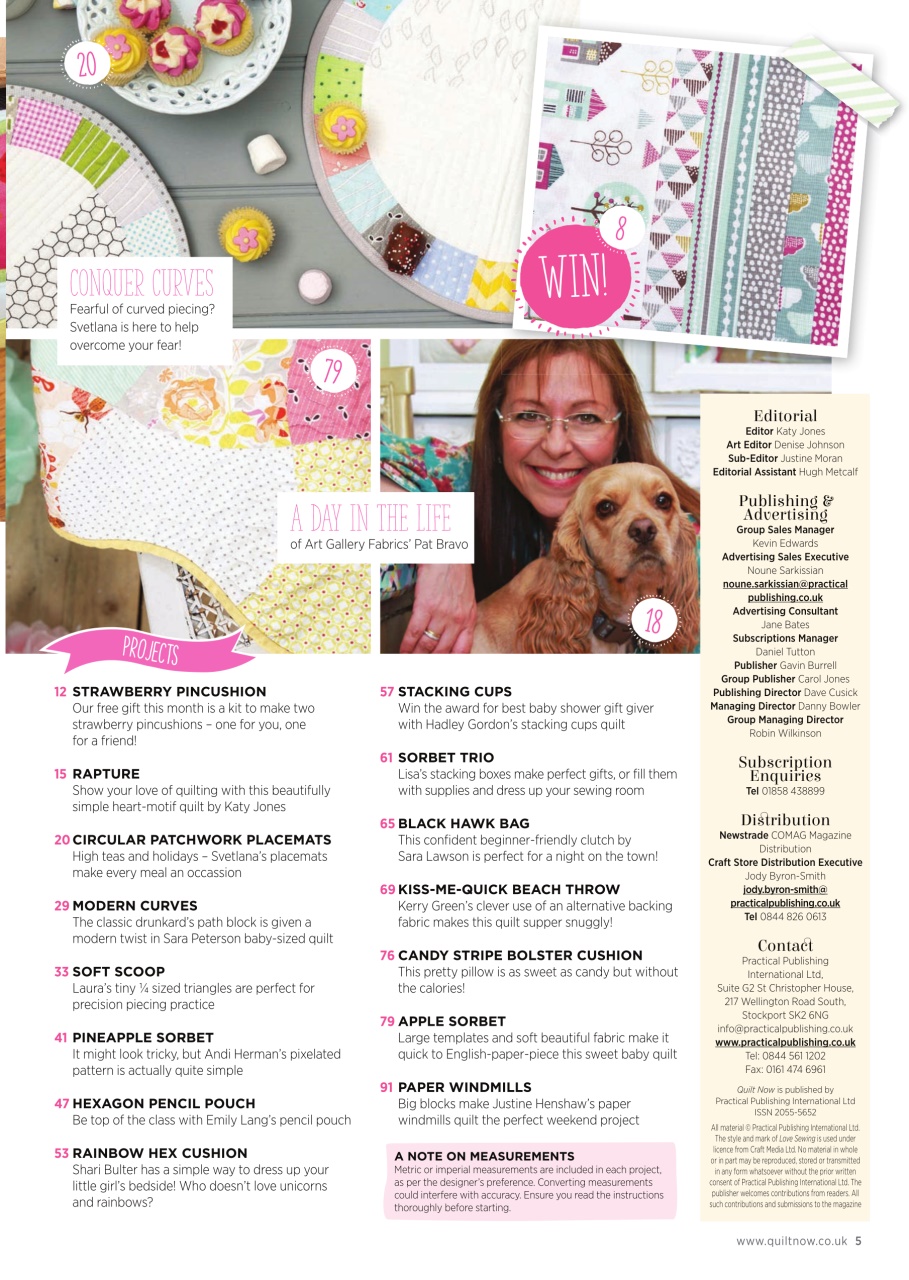 Quilt Now Preview Pages