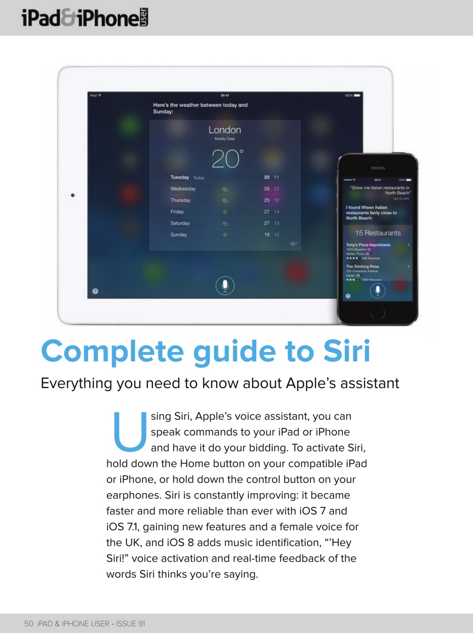 iPad and iPhone User Preview Pages
