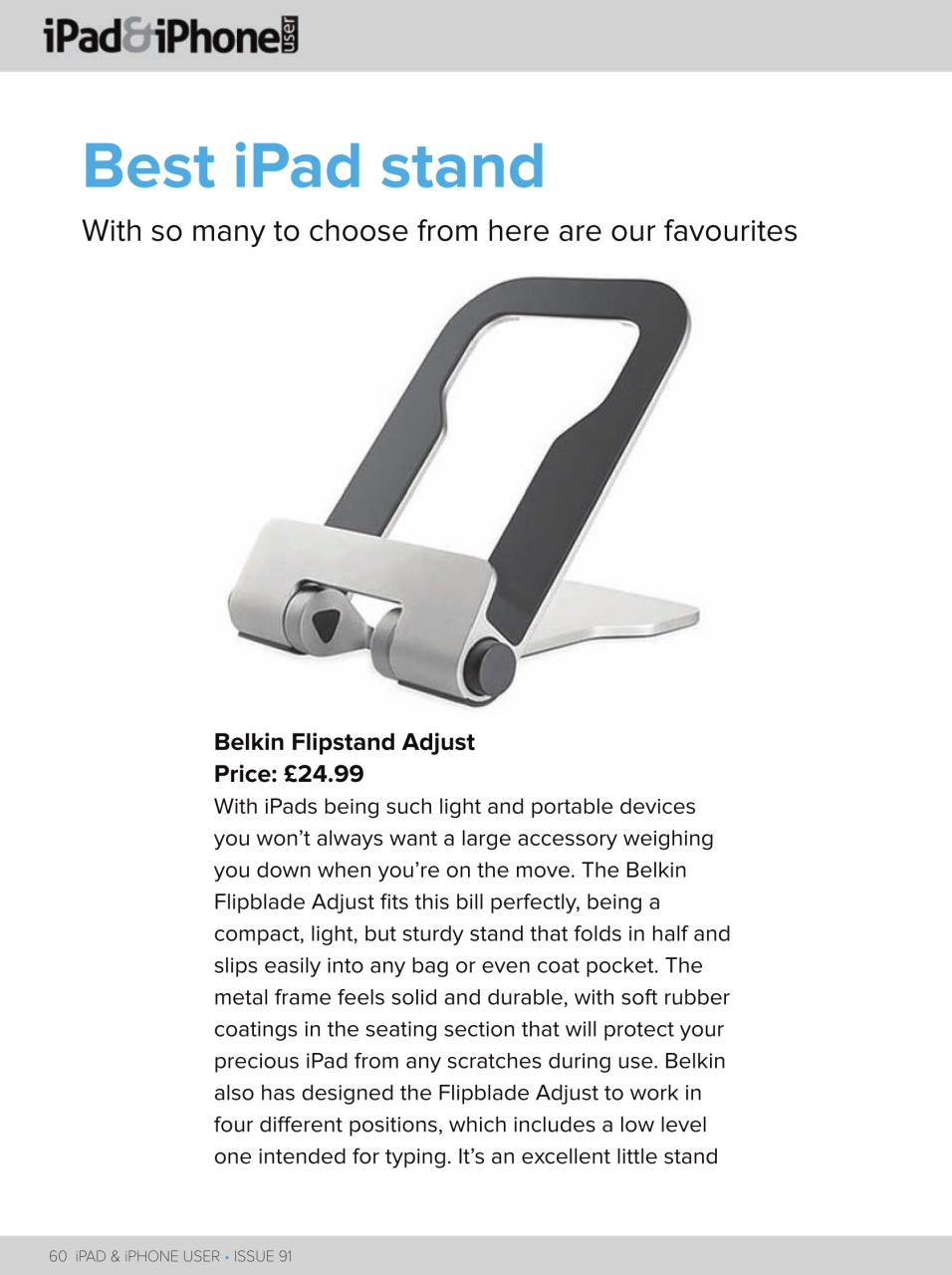 iPad and iPhone User Preview Pages