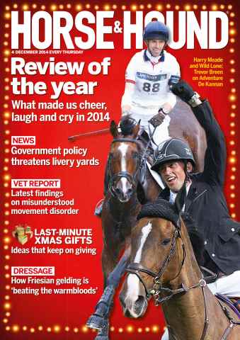 Horse & Hound issue 4th December 2014