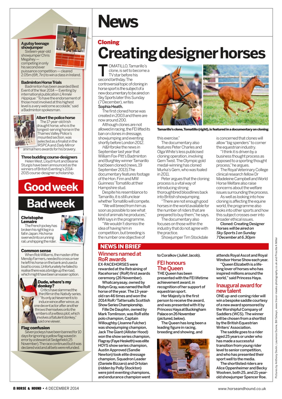 Horse & Hound Preview Pages