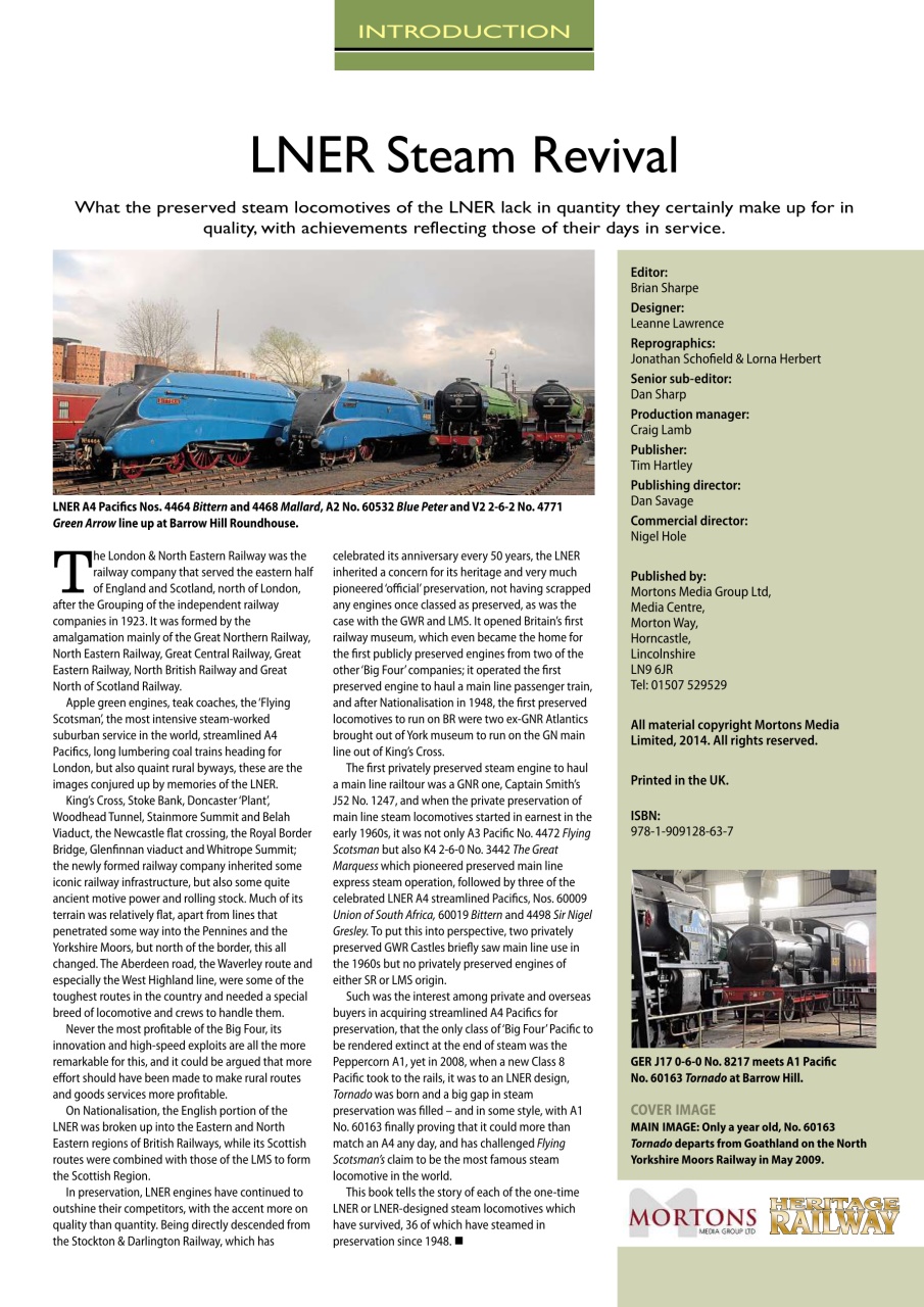 Heritage Railway Preview Pages