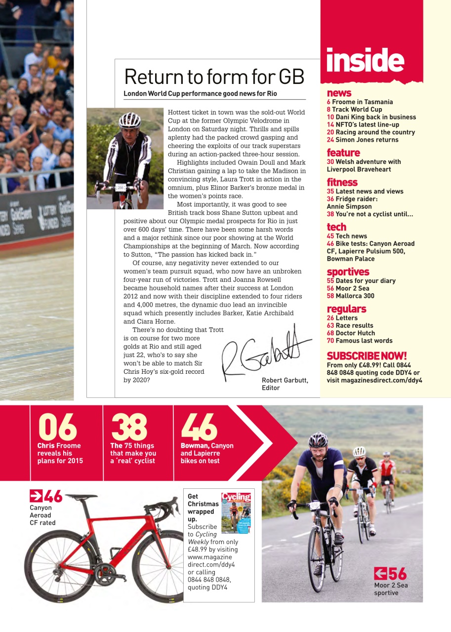 Cycling Weekly Preview Pages