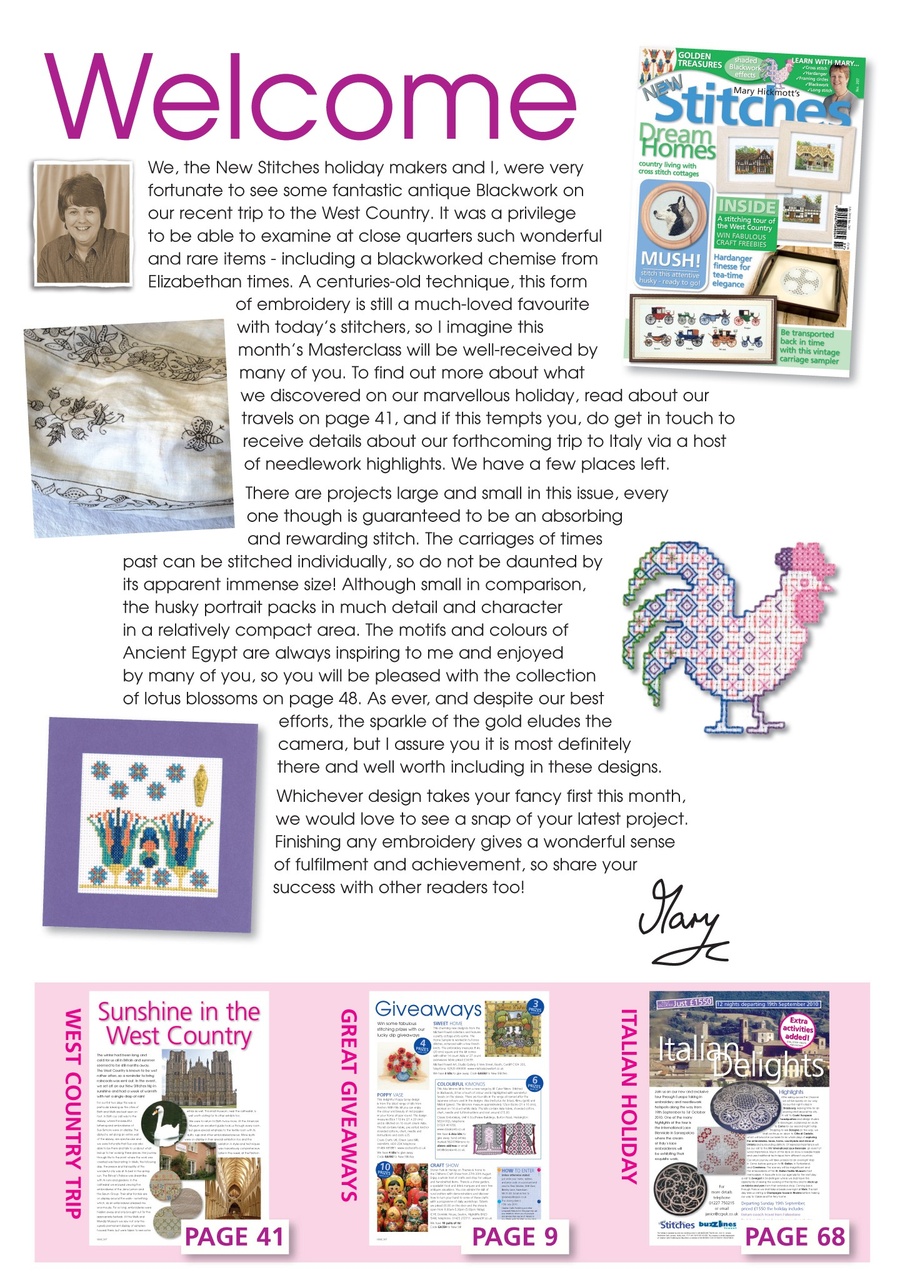 New Stitches Preview Pages