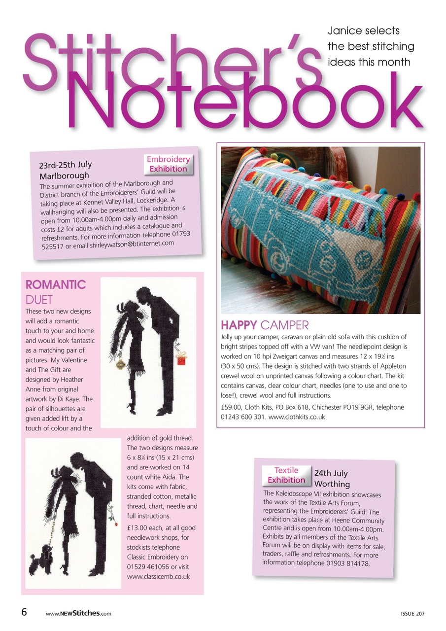 New Stitches Preview Pages