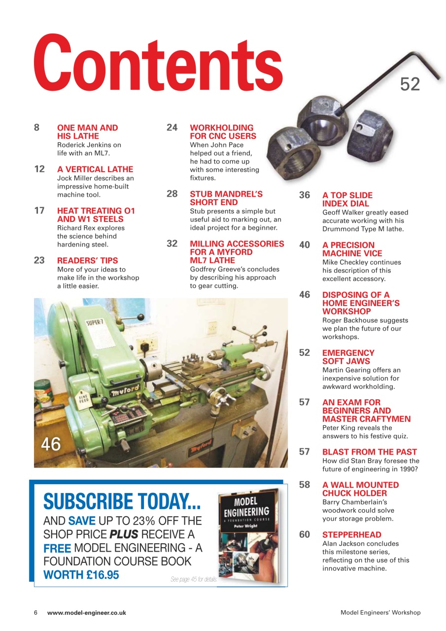 Model Engineer & Workshop Magazine Preview Pages