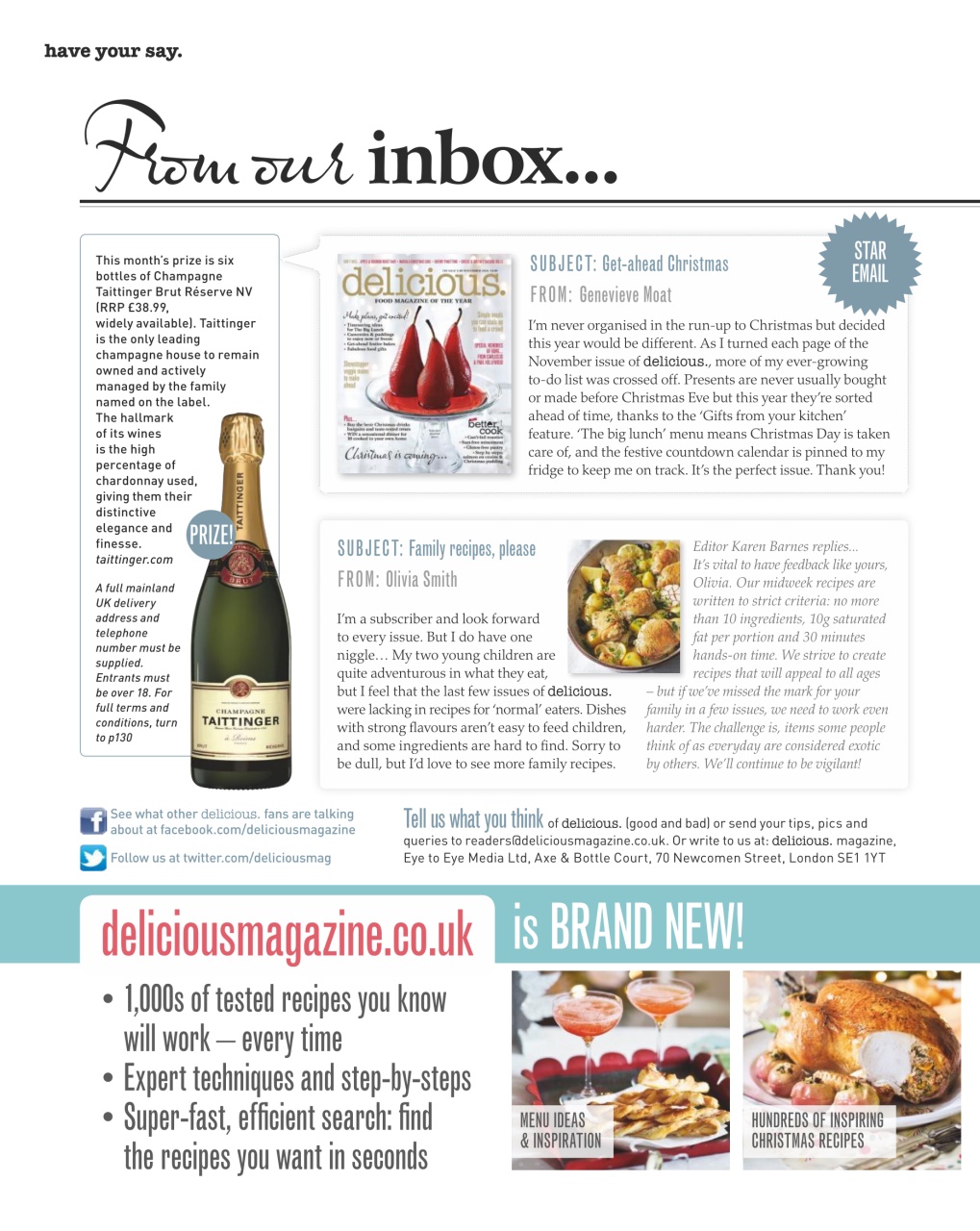 delicious. Magazine Preview Pages