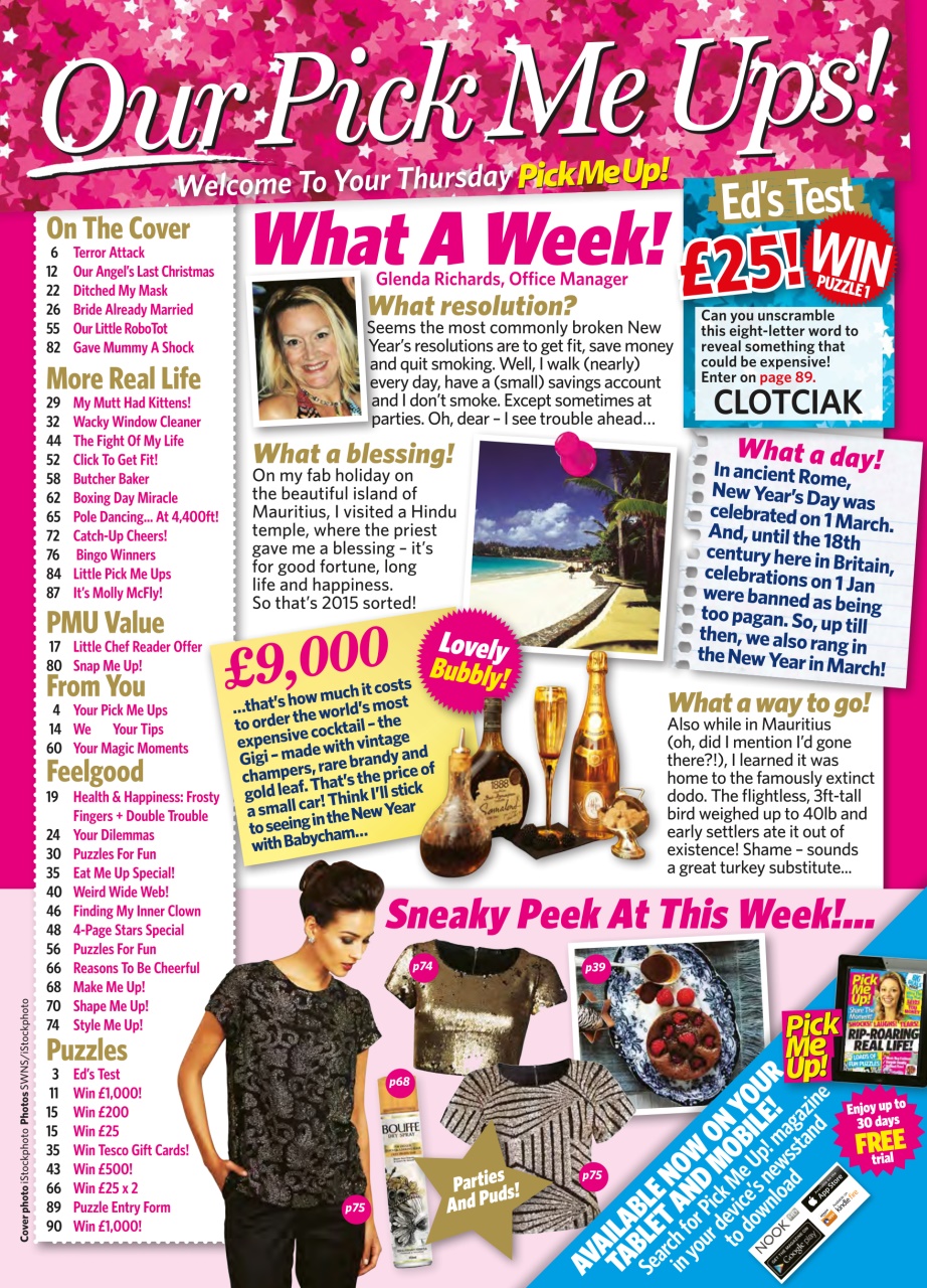 Pick Me Up Preview Pages