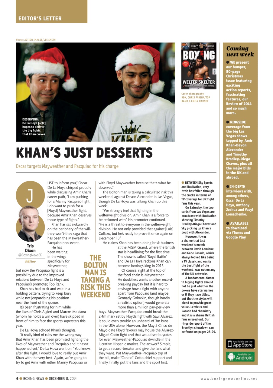 Boxing News Preview Pages