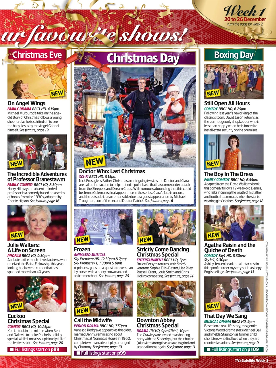TV & Satellite Week Preview Pages