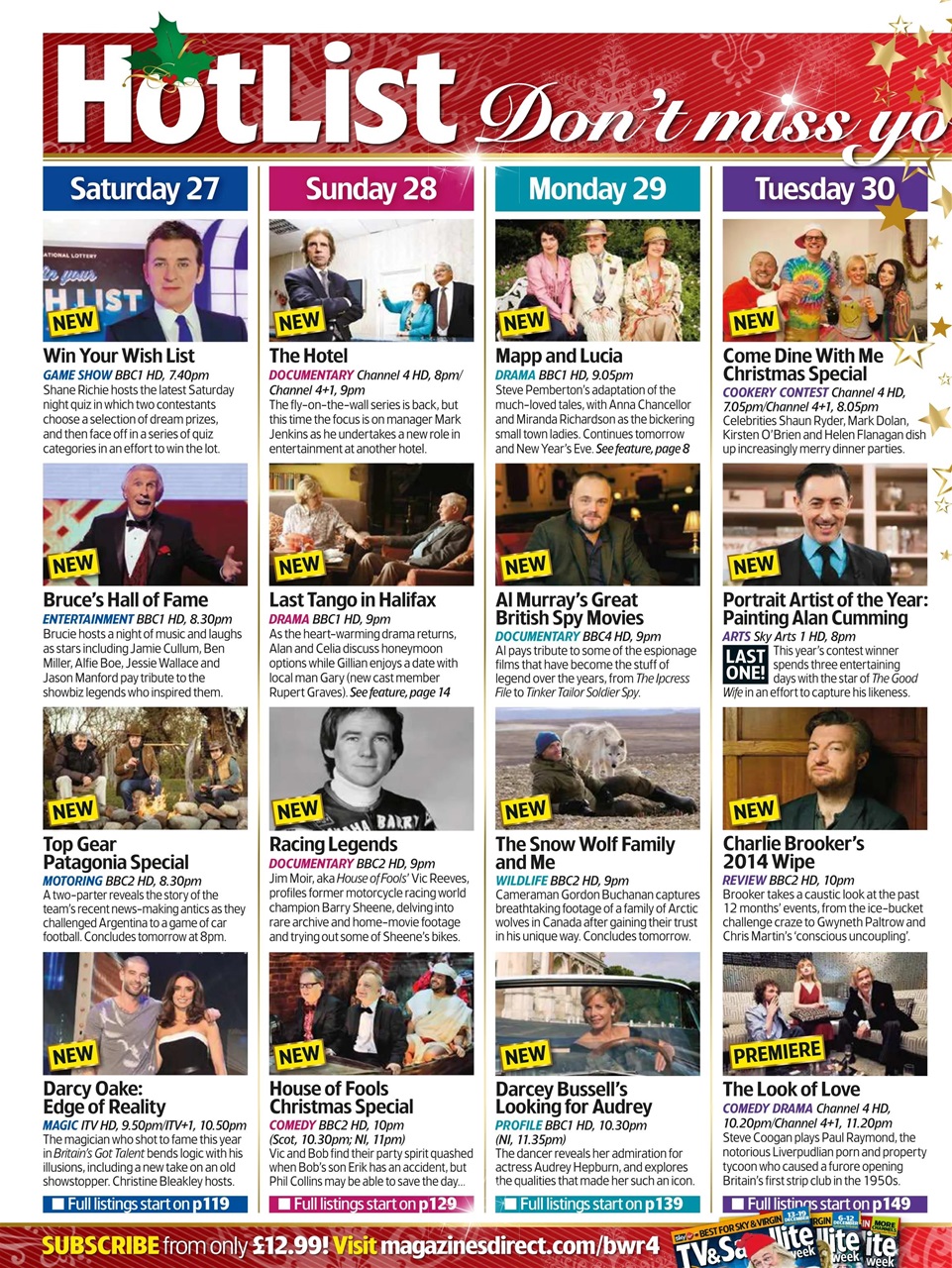 TV & Satellite Week Preview Pages