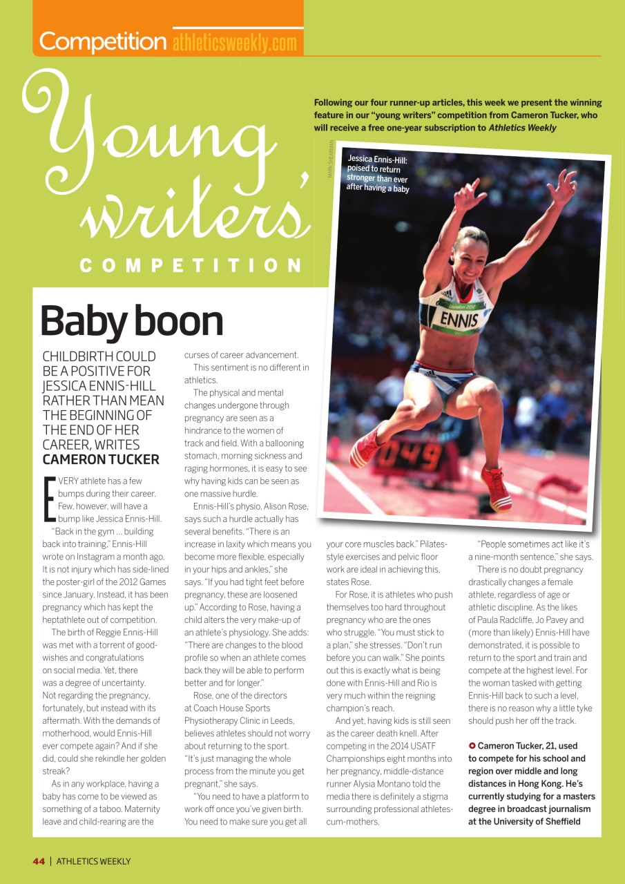 AW – Athletics Weekly Magazine Preview Pages