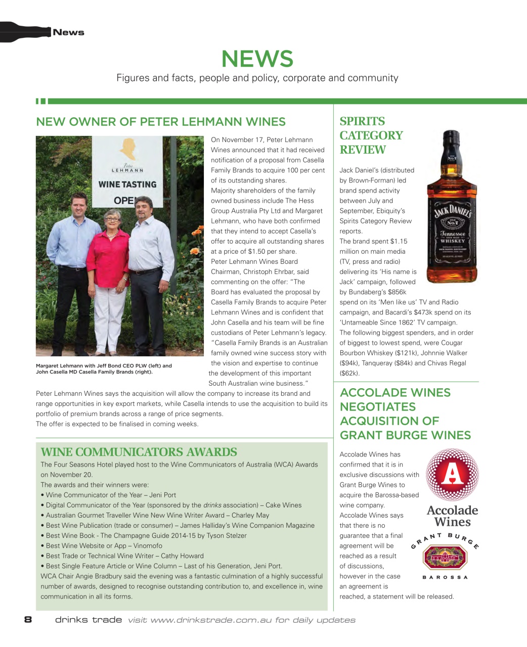 Drinks Trade Preview Pages