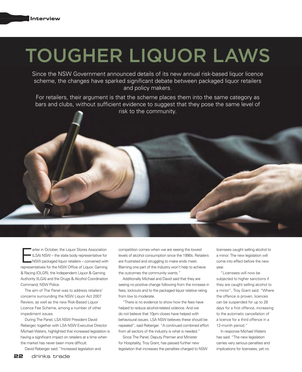 Drinks Trade Preview Pages