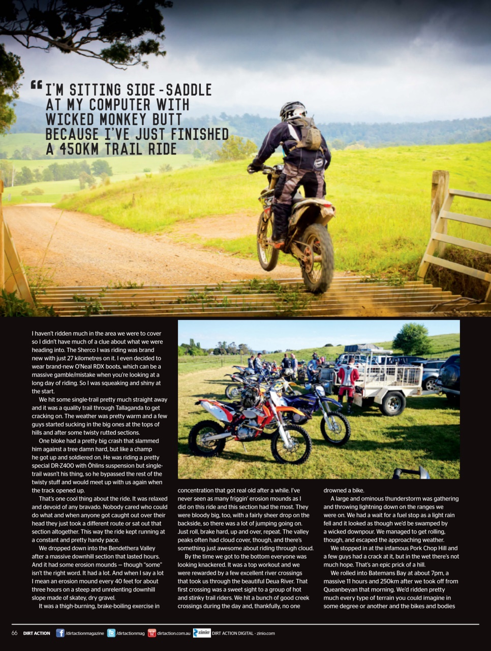 Dirt Action Preview Pages