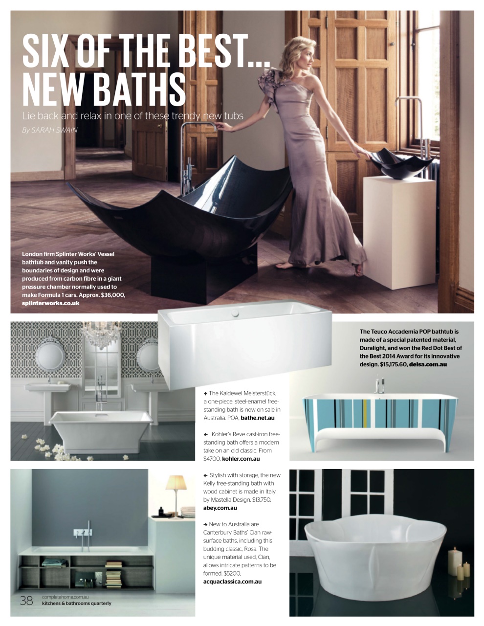 Kitchens & Bathrooms Quarterly Preview Pages