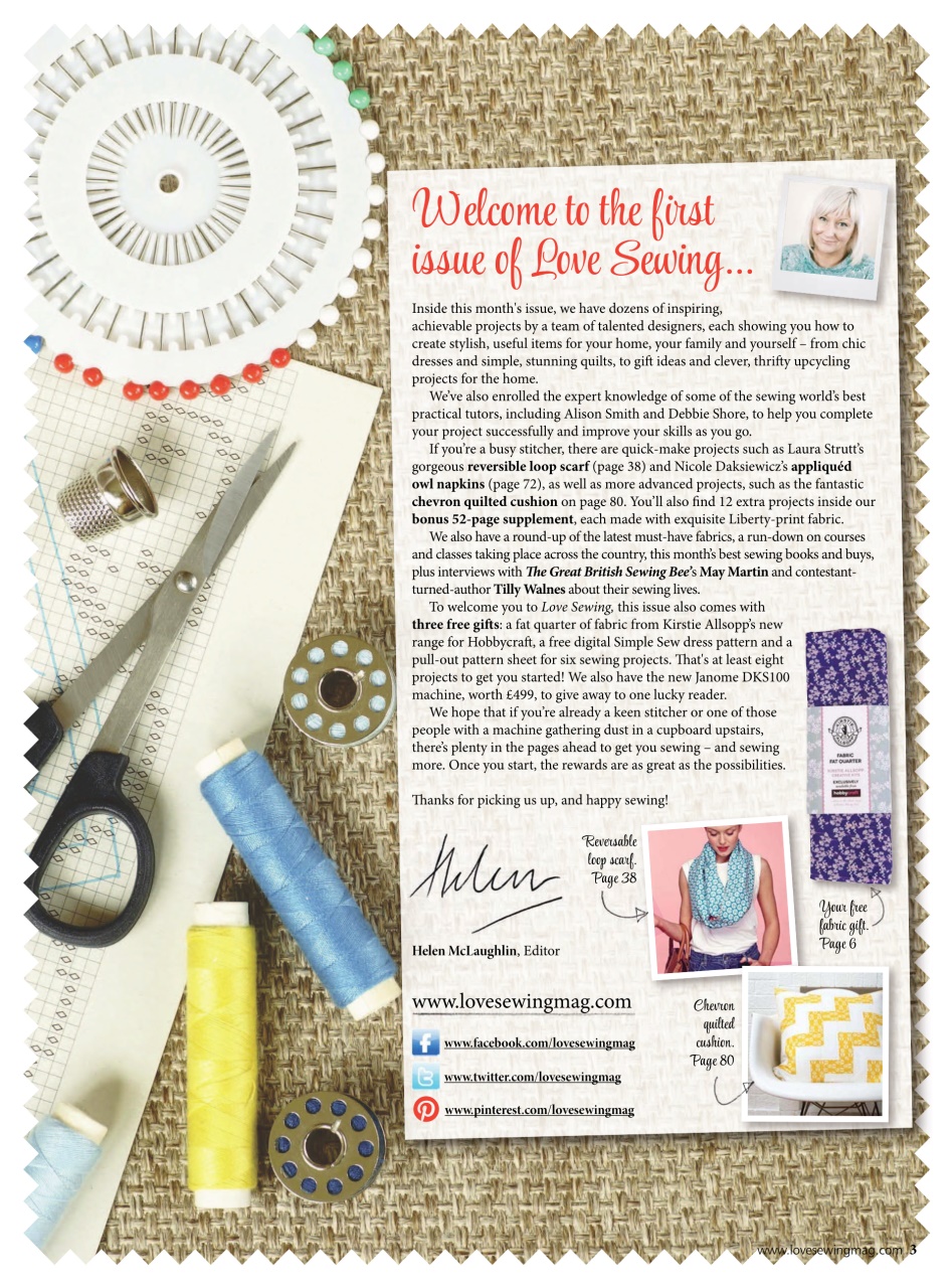 Love Sewing Preview Pages