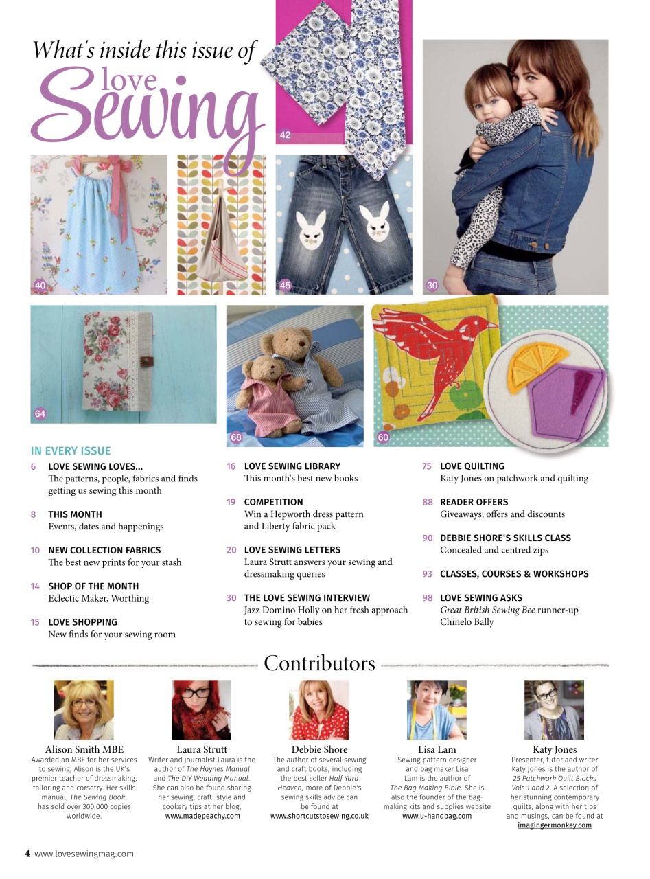 Love Sewing Preview Pages