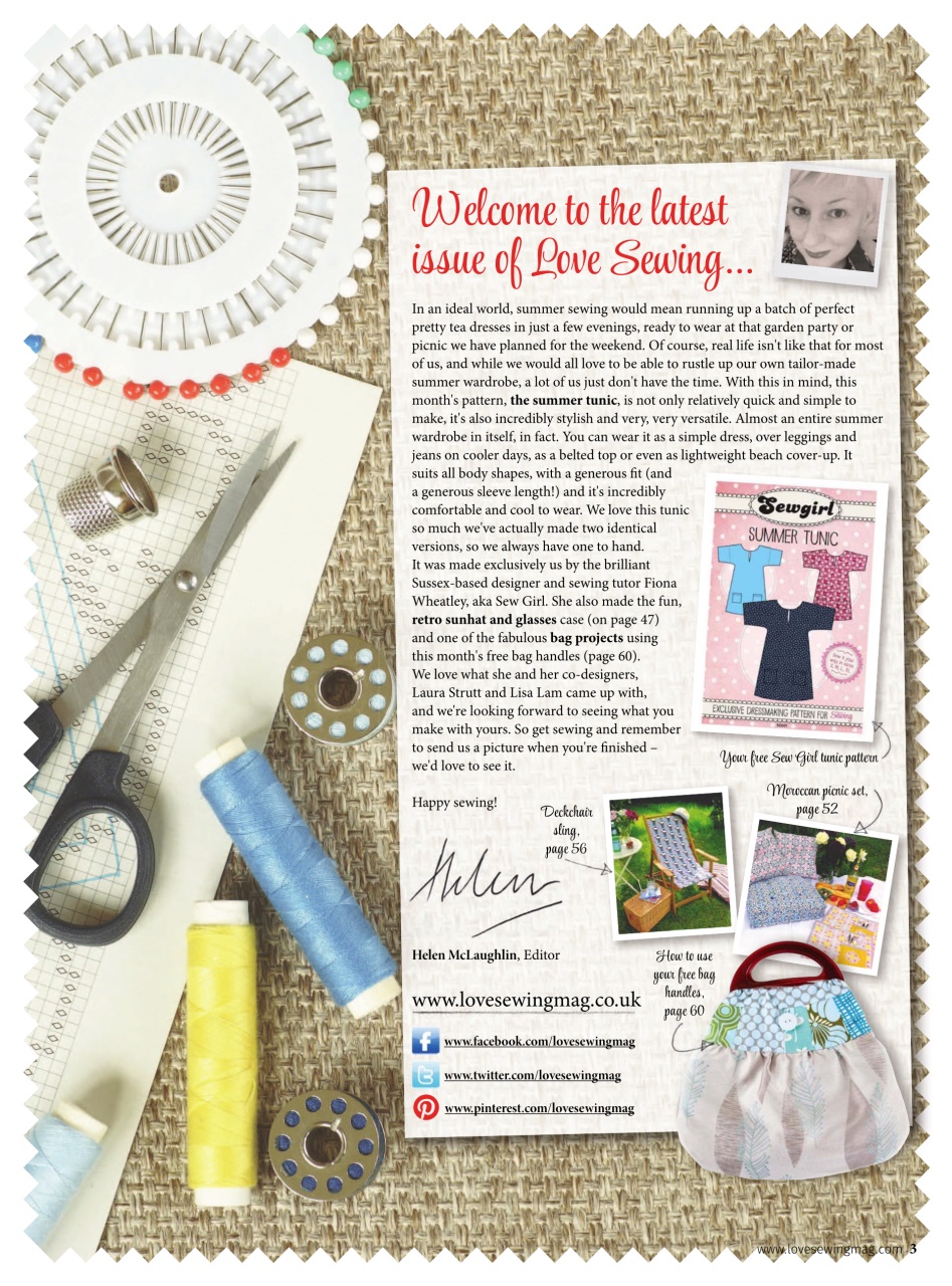 Love Sewing Preview Pages