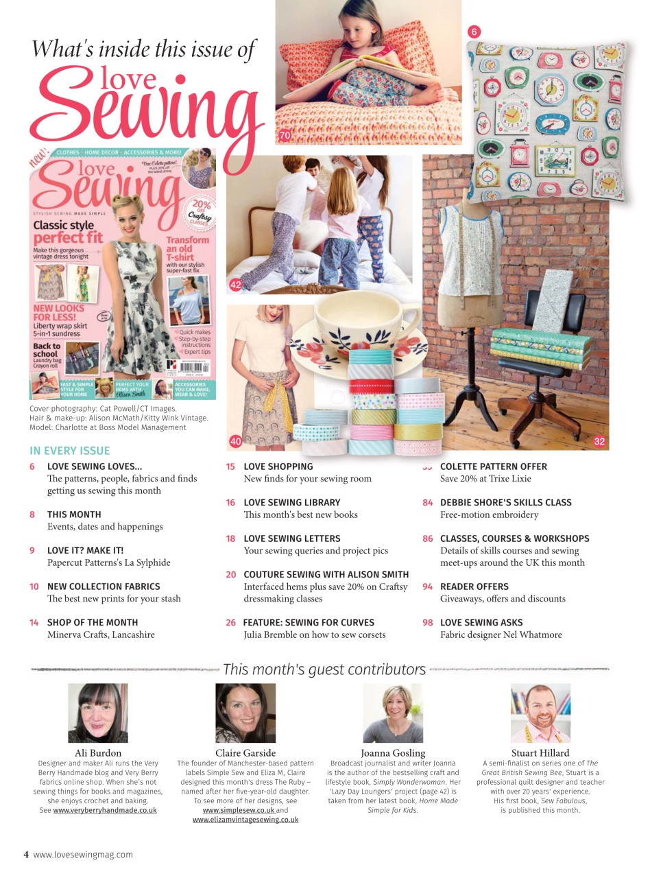 Love Sewing Preview Pages