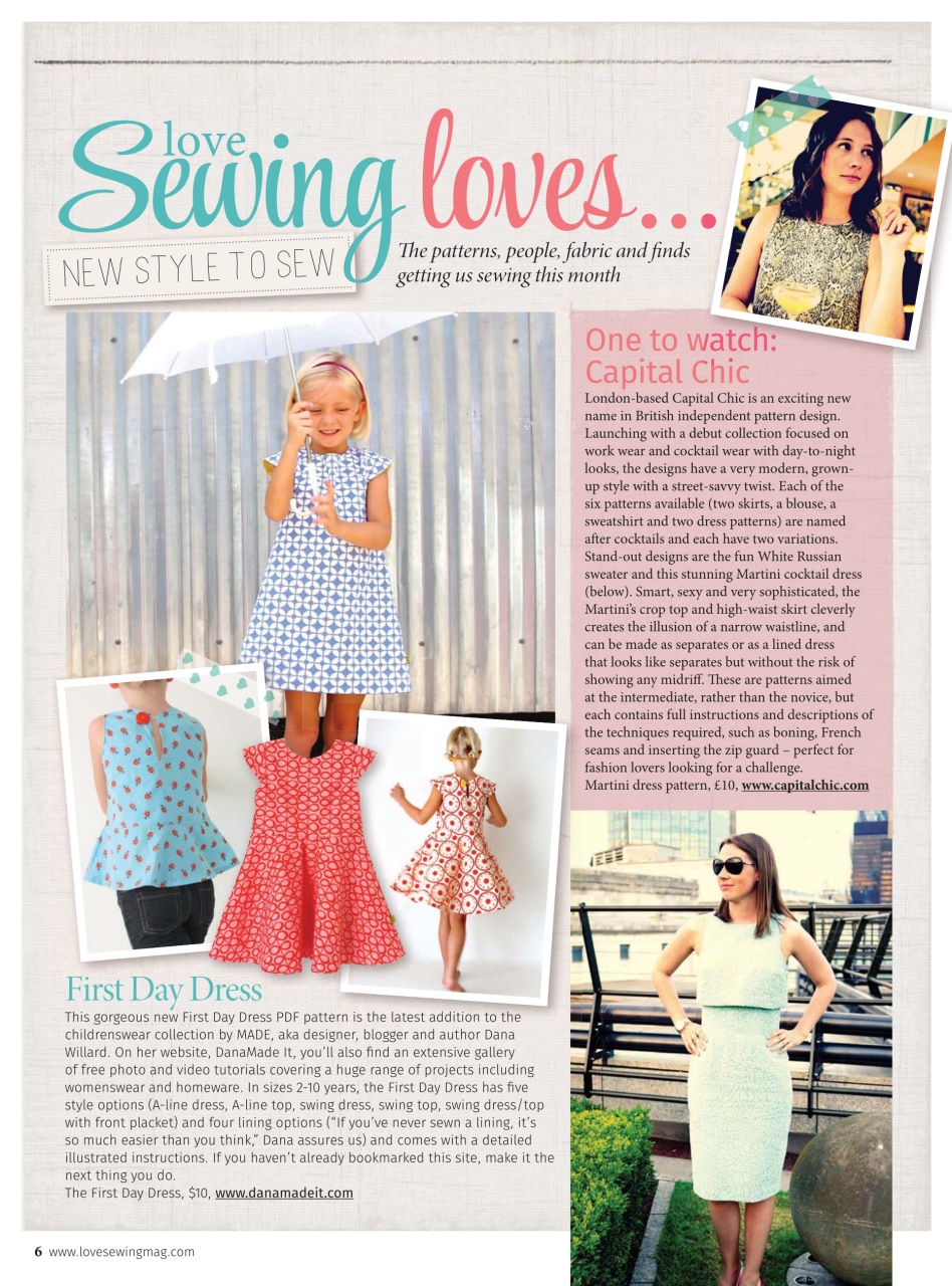 Love Sewing Preview Pages