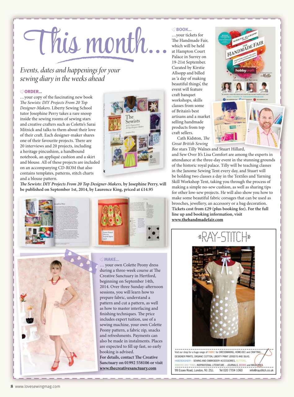 Love Sewing Preview Pages