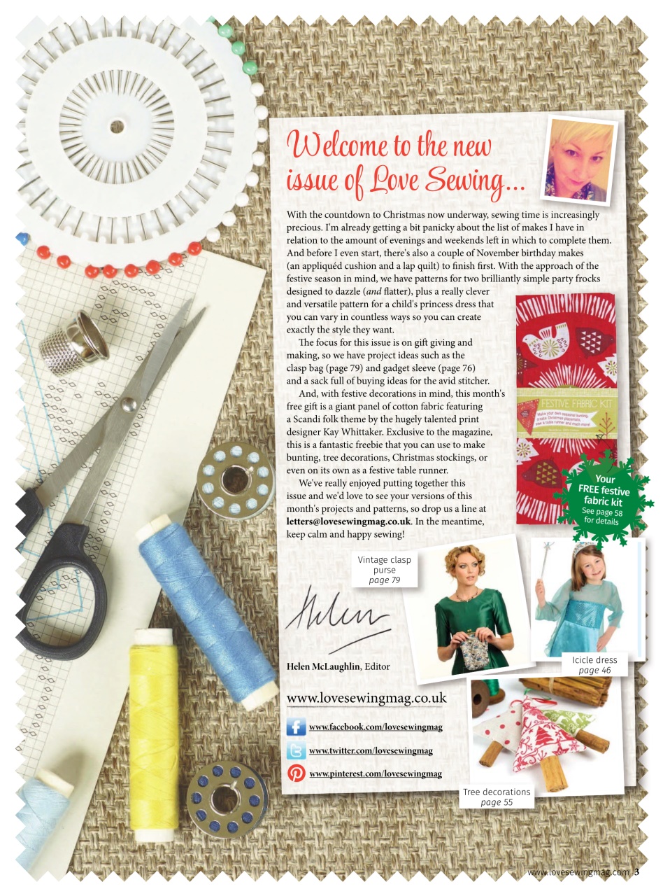 Love Sewing Preview Pages