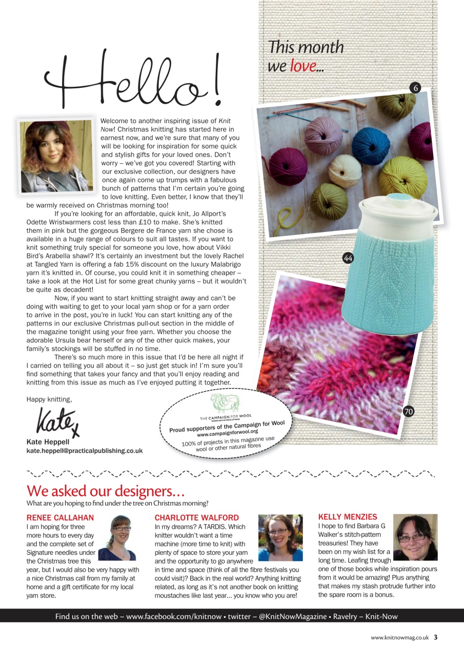 Knit Now Preview Pages