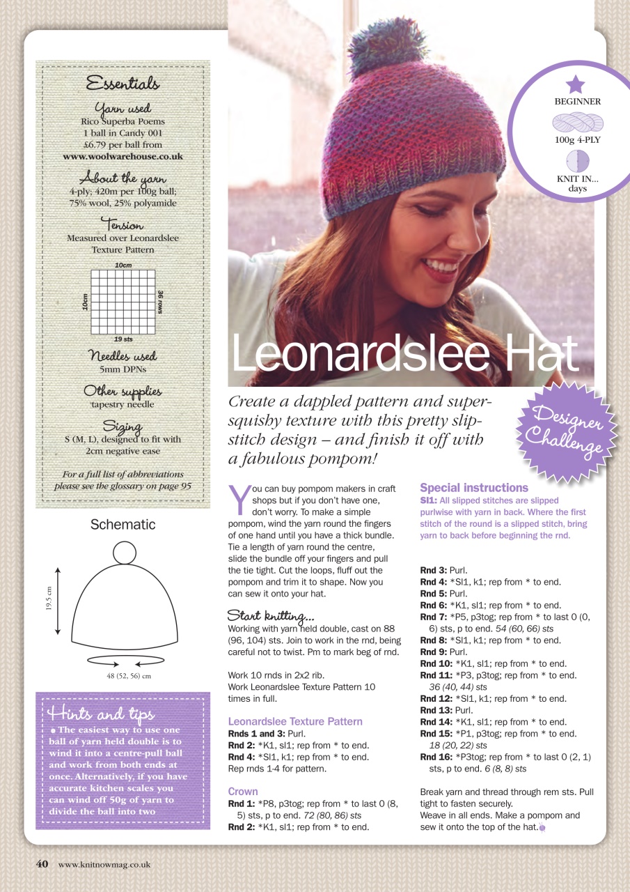 Knit Now Preview Pages