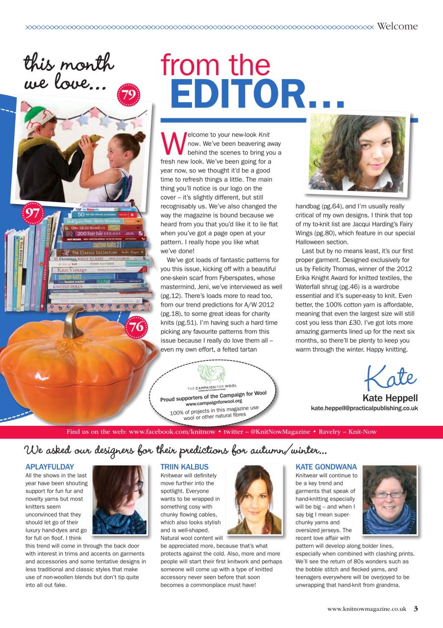 Knit Now Preview Pages