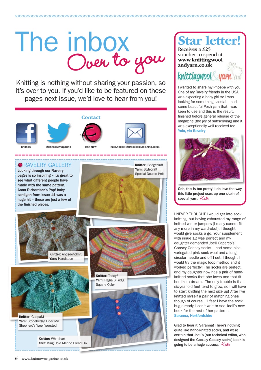 Knit Now Preview Pages